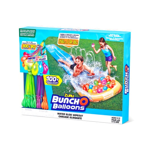 Zuru - Sliding Track w/ 3 Buncho Balloon Toy, Multicoloured, Normal (56428)