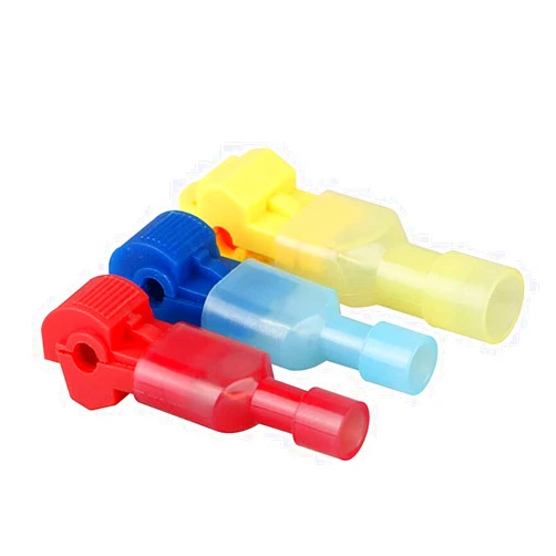 POCADOM 60Pcs 30Pairs T Tap Wire Connectors, 22-10 AWG Quick Splice Wire Connectors(22-18AWG Red 10Pairs, 18-14AWG Blue 10Pairs, 12-10AWG Yellow 10Pairs)