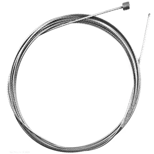 Shuicao Smooth stainless steel bicycle variable speed transmission cable 2300 mm suitable for replacement SRAM Shimano, 1.1mm, silver