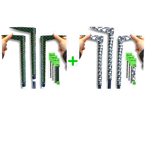 ALIEN PROS 6 Pack Cubic & Skull Mix Golf Grip Wrapping Tapes - ReGrip in 1 Minute