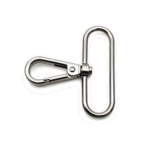 CRAFTMEMORE Snap Hook Swivel Push Gate Lobster Clasps Fashion Clips Purse Making FS10 Pack of 10 (Gunmetal, 1-1/2 Inch)