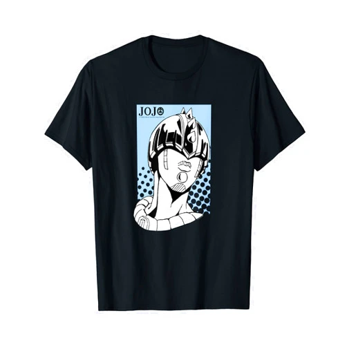 JoJo's Bizarre Adventure Zipper Man Head with Logo T-Shirt