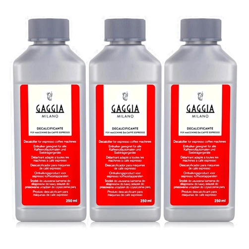 Gaggia Decalcifier Descaler Solution 250ml (3 Bottles)