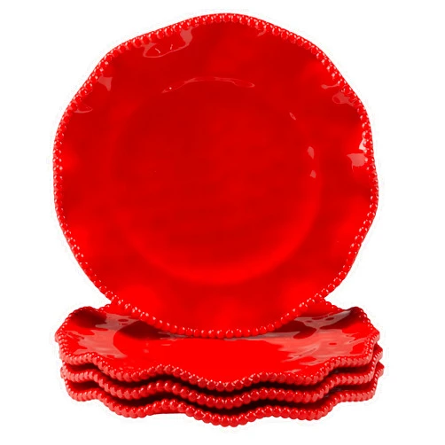 Certified International Perlette Red 9