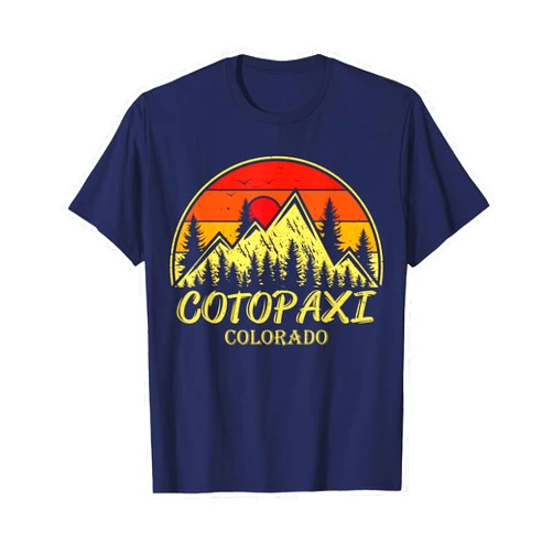Cotopaxi Colorado Souvenir Apparel Co Vintage Cotopaxi Colorado CO Mountains Hike Hiking Souvenir T-Shirt