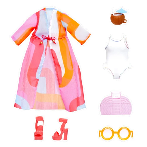 Rainbow High Fashion Pack, Pool Theme Includes 1 Full Pool Outfit, Shoes, Jewelry and Play Accessories. Mix & Match to Create Tons of Fun. Kids Toy Gift Ages 4+
