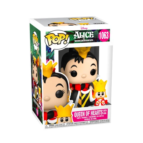 Funko Format: Toy Funko POP Buddy Disney: Alice in Wonderland 70th - Queen with King, Multicolor