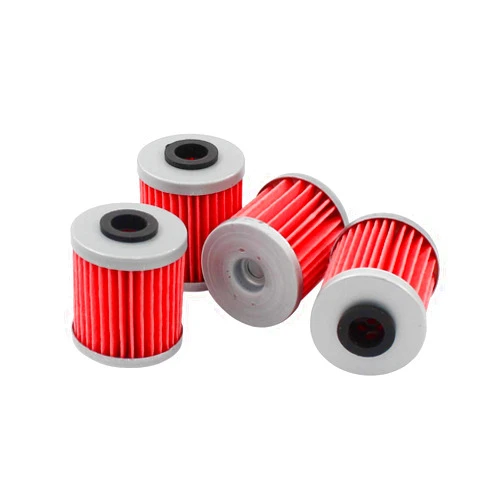 MOTOKU Pack of 4 Oil Filter for Kawasaki KX250 KX250F KX450F for Suzuki RMX450Z RMZ250 RMZ450 Beta EVO 250 300