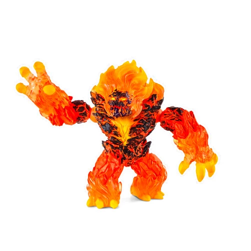 Schleich Eldrador Creatures Mythical Lava Monster - Firey Lava World Posable Lava Smasher Fantasy Action Figure with Posable Arms and Jaw, Highly Durable Toy for Boys and Girls, Gift for Kids Ages 7+