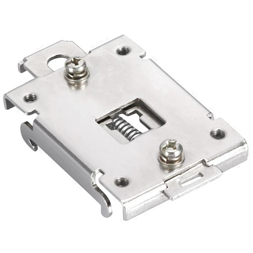 LHGWAT Metal Din Rail Mount, 35mm Din Rail Clamp Din Rail Mounting Clipdin Rail Mounting Bracket with Screws, Safe Mounting Rail Bracket Kit for Solid State Relays