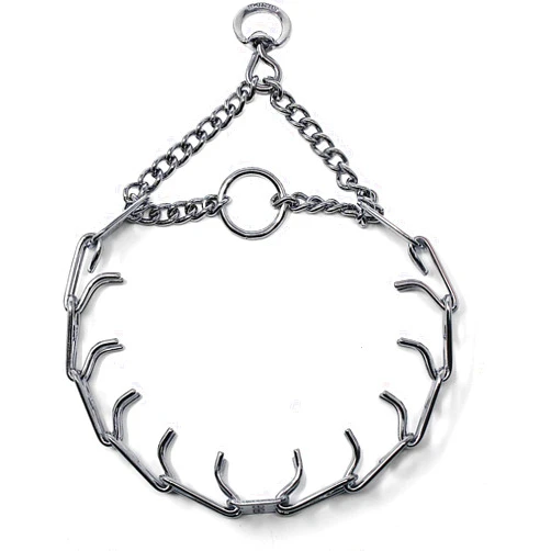 Herm Sprenger Prong Dog Training Collar Ultra-Plus Chrome Plated Steel Pet Pinch No-Pull for Dogs Anti Pull Made in Germany 2.25mm x 13in Small