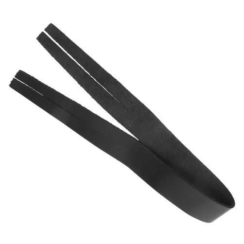 MILISTEN Cymbal Strap Leather Cymbal Straps Cymbal Instrument Accessory for Beginner (Black)