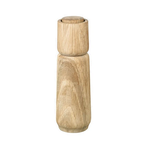 Blomus RO 64267 Salt and Pepper Mill Oak Light