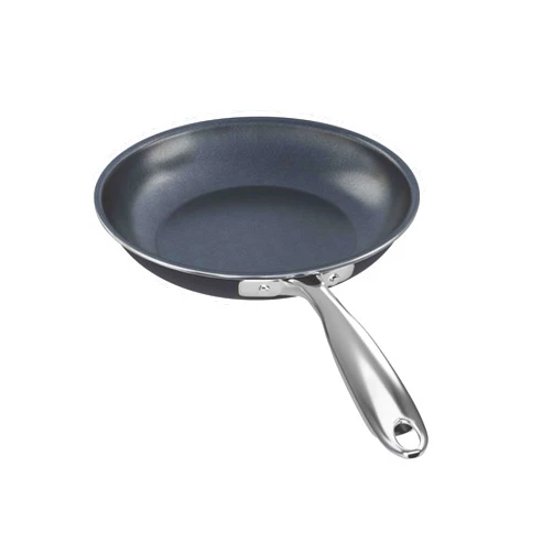 DiamoTech 9.5 Inch Diamond Ceramic Coated Nonstick Frying Pan Skillet, Healthy Cooking, Utensil Safe, 100% PTFE/PFOA/PFOS Free, Ultra-Durable Coating, Ergonomic Handle