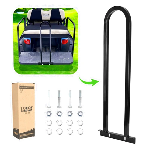 10L0L Universal Golf Cart Rear Seat Safety Grab Bar Fits for Club Car EZGO, Upgrade Heavy Duty Rear Seat Hand Rail Grab Bar to Keep Safety