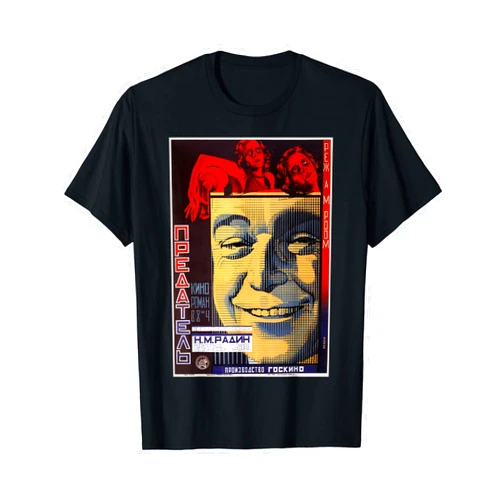 SOVI8. Sowjetisches Retro-Propagandaplakat der SOVI8 Vintage Propaganda Film Poster T-Shirt