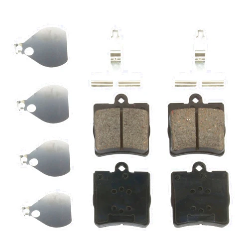Garage-Pro Brake Pad Set Compatible with 2004-2008 Chrysler Crossfire, 1999-2005 Mercedes Benz C230, 2001-2005 Mercedes Benz C240, 1998-1998 Mercedes Benz C280, Rear, Includes Shims and Hardware