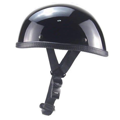 GHHTHEN GAOZHE Motorcycle Half Helmet DOT Approved Ultra-Thin Comfortable Beanie Cruising Skull Cap Novelty Small Helmet for Chopper Moped Scooter Motorbike Mopeds Scooters Electric, Large