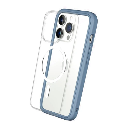 RhinoShield Modular Case Compatible with MagSafe for [iPhone 13 Pro] | Mod NX - Superior Magnetic Pull Force, Customizable Heavy Duty Protective Cover 3.5M / 11ft Drop Protection - Midnight Blue
