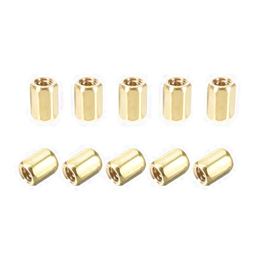 uxcell M2x3mm Female-Female Hex Brass PCB Motherboard Spacer Standoff for FPV Drone Quadcopter, Computer & Circuit Board 20pcs