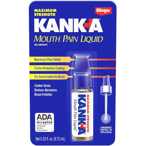 Kanka Mouth Pain Liquid, Professional Strength .33 oz (9.75 ml)