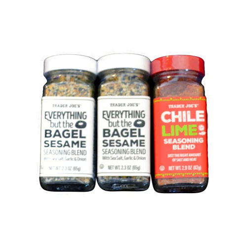 Trader Joes Everything but the Bagel Sesame Seasoning BlendTrader Joes Chile Lime Seasoning Blend