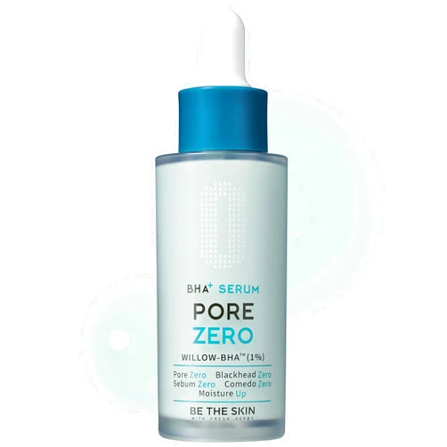 BE THE SKIN BHA+ Pore Zero Advanced Serum - AHA BHA Face Serum for Intense Pore Care and Sebum Control - Pore Minimizer for Acne Blackheads Open Pores, 1.01 fl.oz.