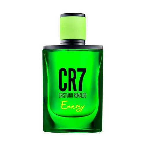Cristiano Ronaldo CR7 Energy Eau de Toilette - Cologne For Men - Fougere Woody Green Men's Cologne - Cardamom, Lavender, Cedarwood Notes - 1.7 oz