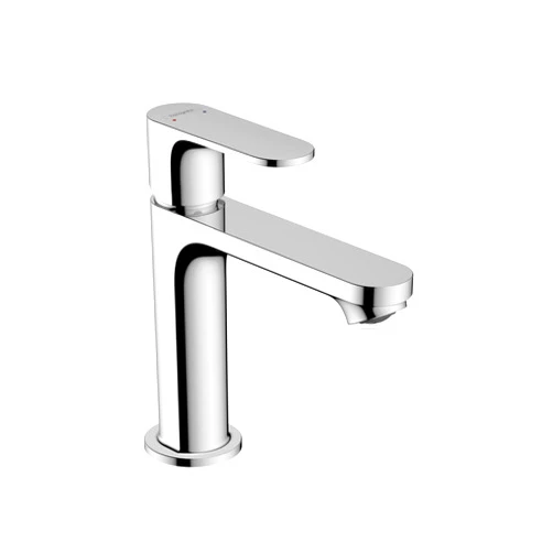 hansgrohe Rebris S -Handle -Hole Bathroom Sink Faucet with Drain Assembly 1.2 GPM Flow Rate, in Chrome, 72517001