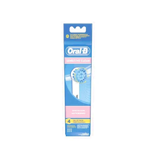 Braun Oral-B Sensitive Clean Pack of 4 (3 Sensitive Clean Brushes + 1 Sensi Ultrathin Brush)