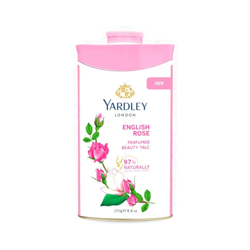 Yardley London English Rose Perfumed Deodorizing Talc Talcum Powder 100gm