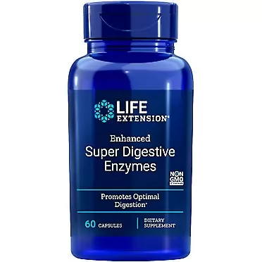 Life Extension Enhanced Super Digestive Enzyme, 60 Vegetarian Capsules