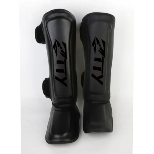 ZTTY Boxing Shin Guards for Muay Thai Kickboxing MMA Fighting and Training Martial Arts Sparring Protective Gear