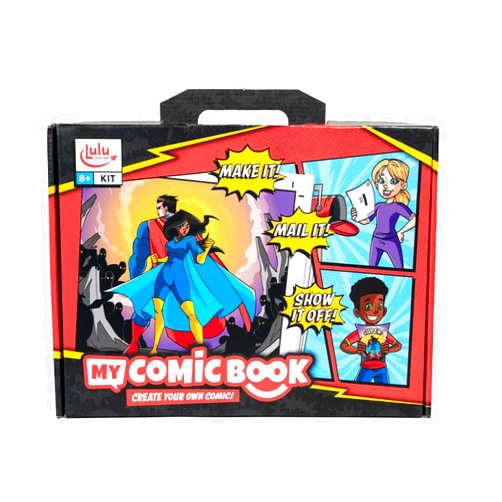 Lulu Jr. My Comic Book Making Kit, Multicolor, 6.75