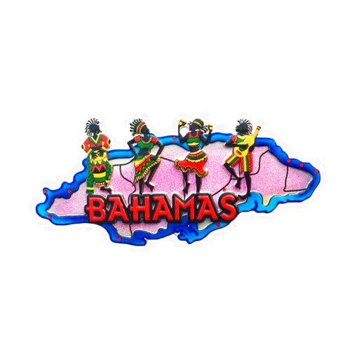 Wedarego 3D Bahamas Refrigerator Fridge Magnet Tourist Souvenirs Handmade Resin Craft Magnetic Stickers Home Kitchen Decoration Travel Gift