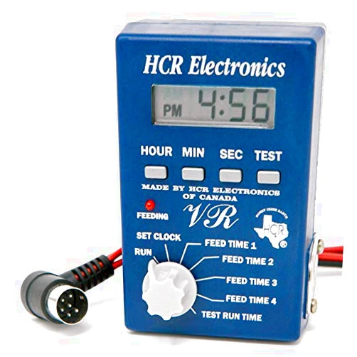 HCR Electronics Deer Feeder, Fish Feeder, and Game Feeder 12v VR Digital Timer for Deer Feed and Fish Feed - Features an Interval Timer for Corn Feed - Perfect for Your Hunting Feeder