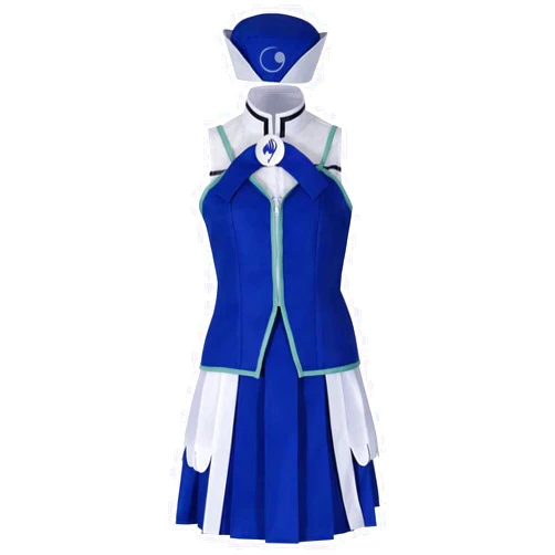 Hemixush Anime Cos Juvia Lockser Cosplay Costume Party Uniform Full Set Female Suit