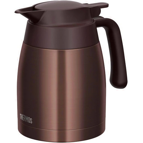 Thermos Stainless Pot TTB-1000 DBW 3.8 fl oz (1 L), Dark Brown