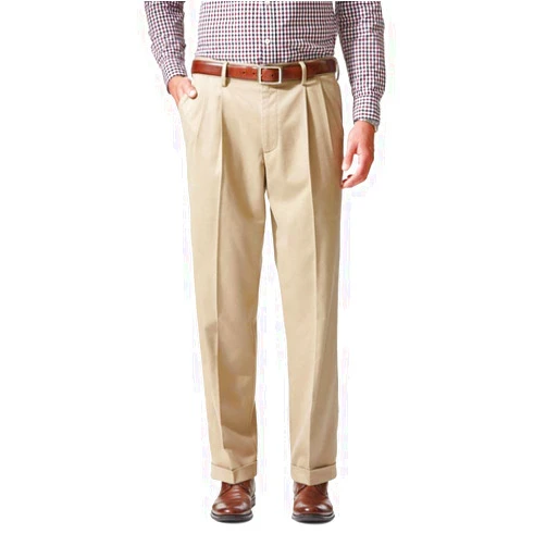 Dockers Mens Relaxed Fit Comfort Khaki Pants - Pleated