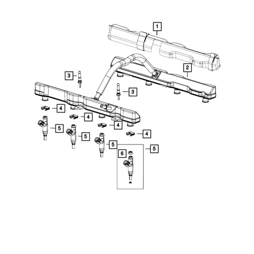 Mopar Fuel Injector 5037479AD