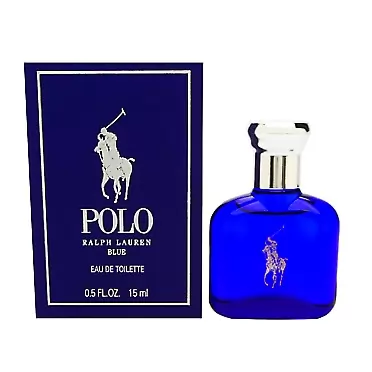 Ralph Lauren Polo Blue Eau de Toilette Splash/Dab-On, 0.5 Ounce 0.5 Fl Oz (Pack of 1)
