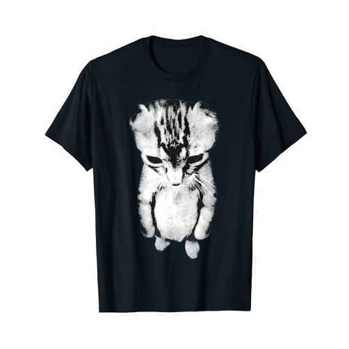 Funny Sad Crying Cat Meme El Gato Munchkin Kitten Art T-Shirt