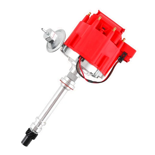 JDMSPEED New Red Cap HEI Distributor Replacement For Chevy GM Small Block Big Block 65k Coil 7500RPM SBC 283 305 307 327 350 400 BBC 396 427 454