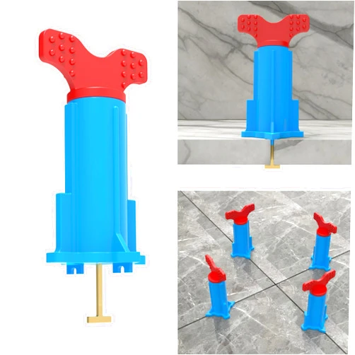 Mynakaz Tile Leveling System, Reusable Tile Tools for Installation, Tile Self Leveling Spacers, Floor Leveler Self Leveling Compound (40 Sets)