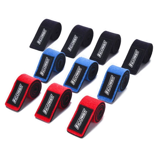 ACOWAY Fishing Rods Belt Stretchy Straps & Tackle Ties (Set of 10) - Angler's Accessory for Organizing and Protecting Fishing Rods - Fit for Casting/Spinning/Fly Rods - Perfect for Transport