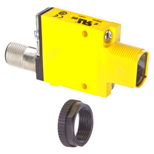 Banner SM312DQD Mini Beam DC Photoelectric Sensor, Diffuse Mode, 4-Pin European QD Termination, 380mm Sensing Range