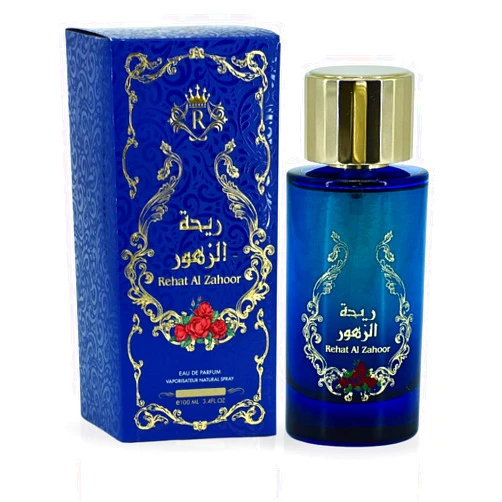 RISALA Rehat Al Zahoor EDP Spray 100ML (3.4 OZ) A Long Lasting Blend Of Intensely Sensual Aroma.