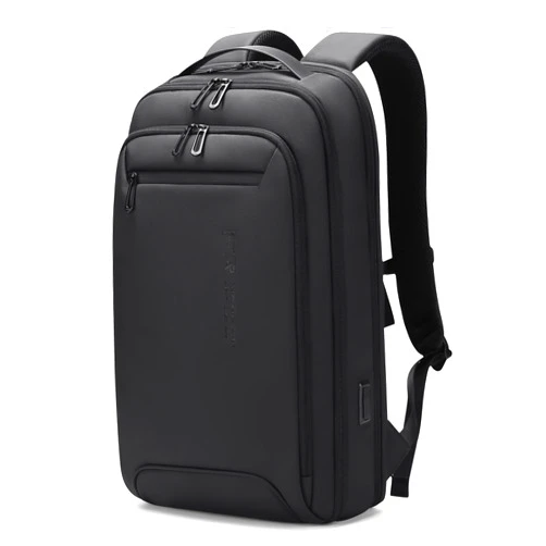 FENRUIEN Business Laptop Backpack for Men, Slim USB Travel Backpack Lightweight Water Resistant Unisex Work/College 15.6 Inch Computer Backpack
