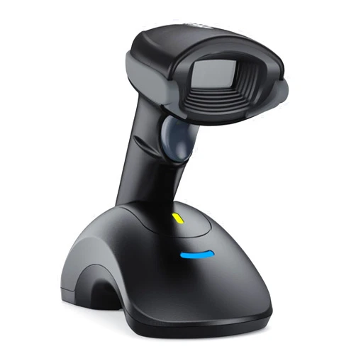 TEEMI Bluetooth QR Barcode Scanner with USB Cradle, Battery Replaceable Feature, Wireless Barcodes Reader Bar Code Scan Gun Handsfree Automatic Screen Scanning, Advanced Data Parsing