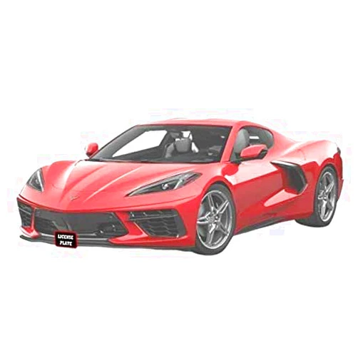STO N SHO Front License Plate Bracket Compatible with 2020-2024 C8 Corvette Z51 with Z51 Spoiler /2022-2024 C8 Corvette with factory spoiler (SNS200a)